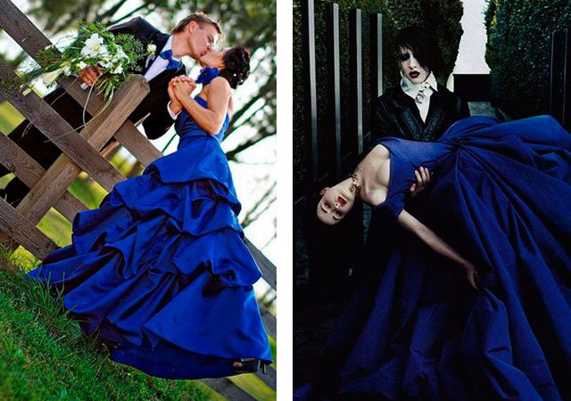 Rochie albastră la modă: fotografie, știri (2018)