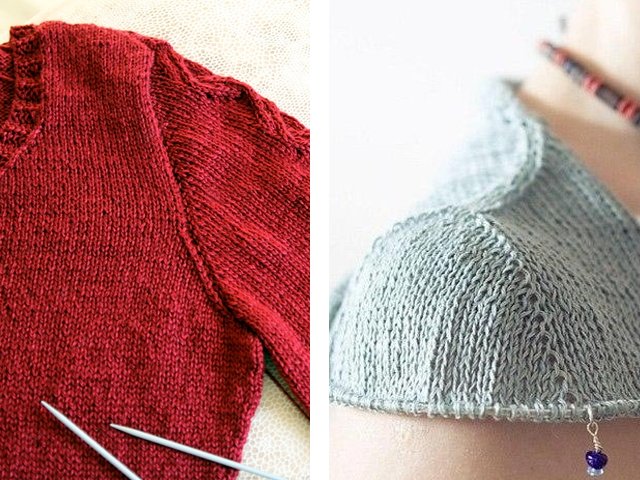 Comment tricoter une manche avec des aiguilles à tricoter?