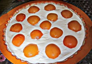 Gâteau Curd Aux Abricots