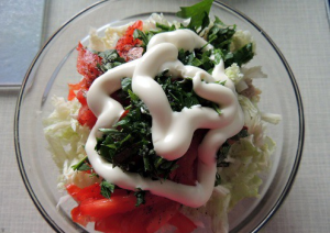 Salade Breeze aux champignons et chou de Beijing