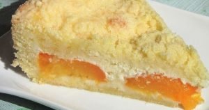 Cheesecake aux abricots et shtreisel