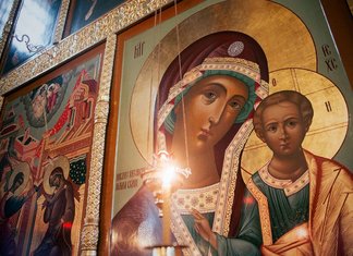 Bønner til ikonet til Kazan Guds mor