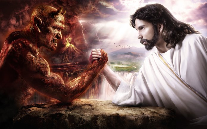 Înfruntarea lui Dumnezeu și a diavolului