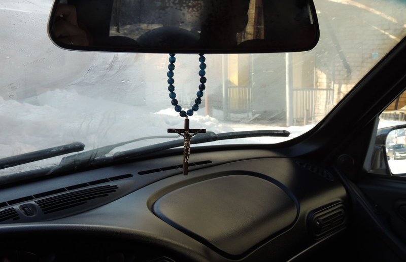 Rugăciune pe drum pentru șofer