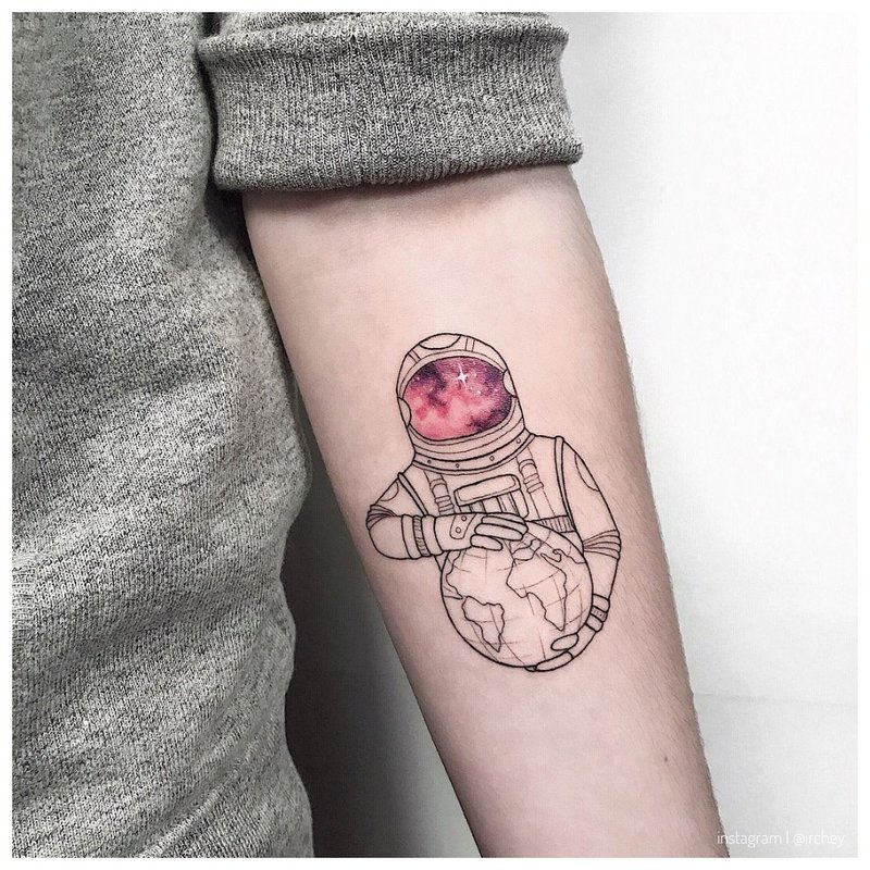 Tegneseriefigur - underarm tatovering