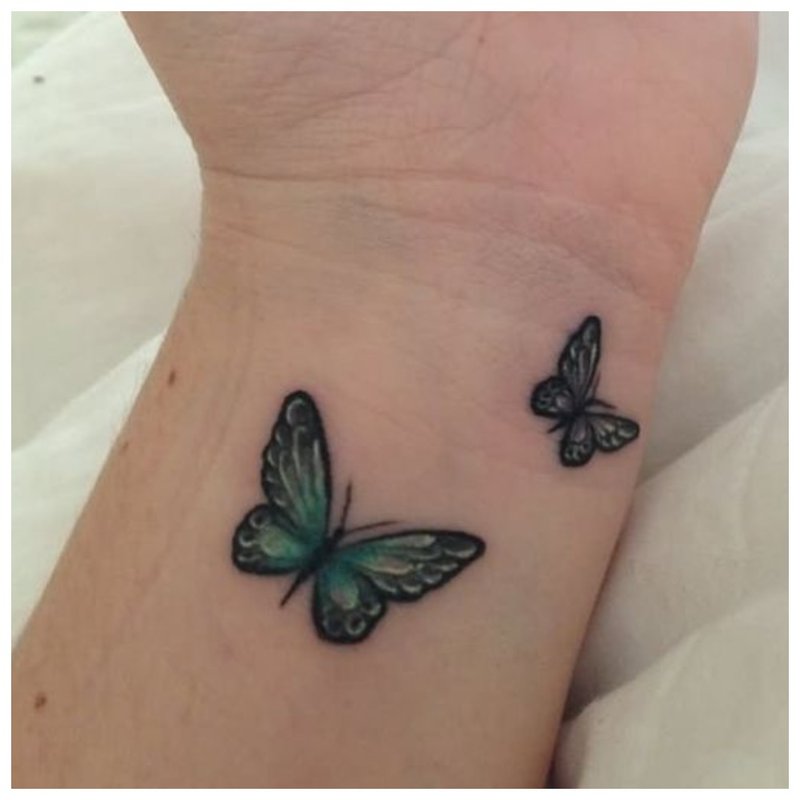 Butterfly tatovering