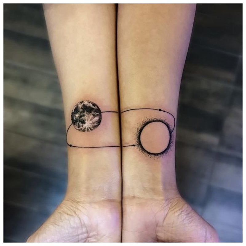 Astrologické téma pro tetování