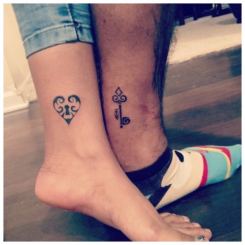 Nydelig tatovering for elskere