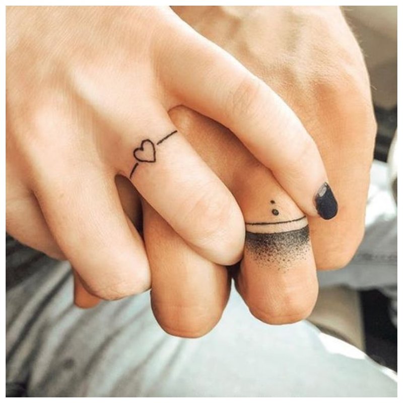 Dobbelt tatovering for elskere