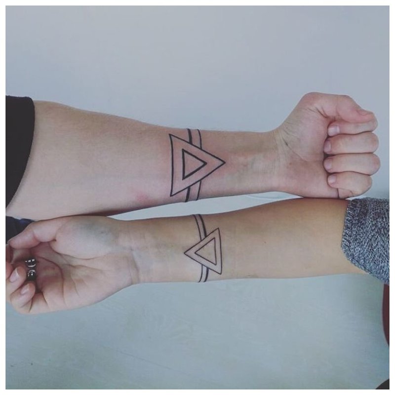 Dvojitá tetování pro milovníky