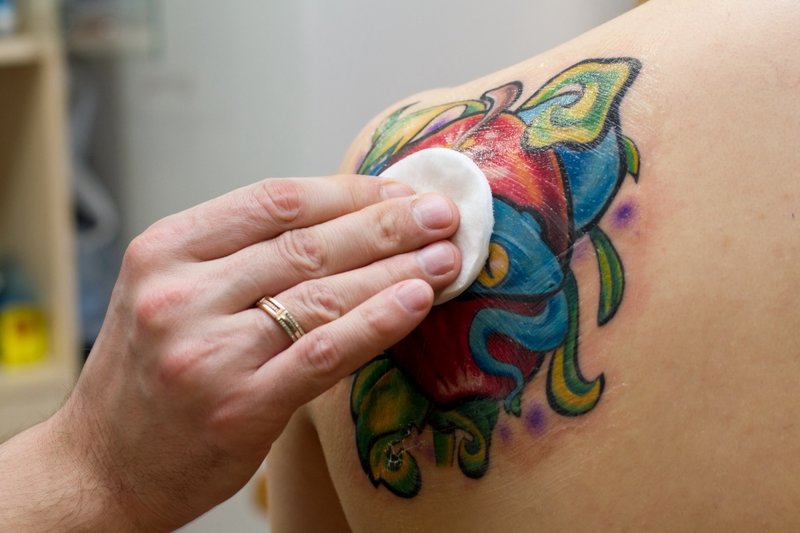 Rubbing Lotion Tattoo